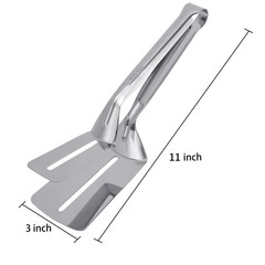 Steak Clamps, 3-in-1 Cooking Tong, Double Sided Spatula, 10 inch Multifunctio…