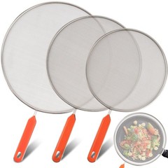 Splatter Screens – Stainless Steel Splatter Screens for Frying Pan with Insul…