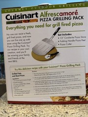 Cuisinart Alfrescamore Pizza Grilling Pack – stone peel cutter new