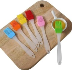 6Pcs Silicone Basting Pastry Barbecue oil Brush for BBQ Basting Kitchen Party US