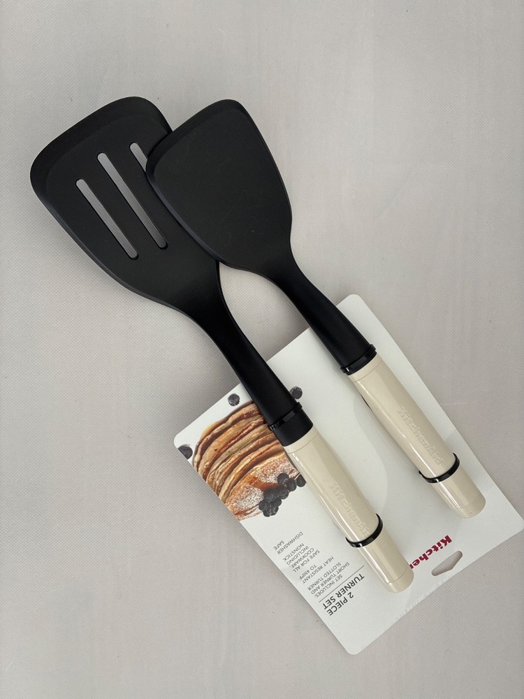 New KitchenAid Almond Cream HACA 2 Lifters Turners Glossy