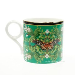 Wedgwood Wonderlust Emerald Forest Mug Fine Bone China Cup 12 oz 3.3 in with Box