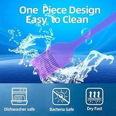 Silicone Basting Brush Upgrade Heat Resistant Pastry Brush Oil Brush For BBQ Coo