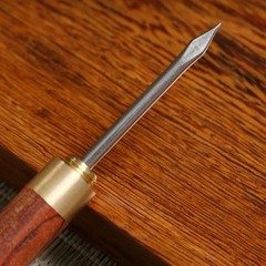 Stainless Steel Ice Pick 16cm Pick Tool W/ Safety Cover Non-slip Wooden Handle