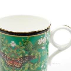 Wedgwood Wonderlust Emerald Forest Mug Fine Bone China Cup 12 oz 3.3 in with Box