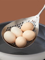 1pc Heavy-duty Stainless Skimmer – Frying & Cooking Strainer Spoon for Kitchen