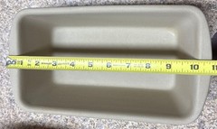 Pampered Chef Stone Loaf Meatloaf/Bread Baking Bread Pan #010802 USA 11”x 6 1/8”