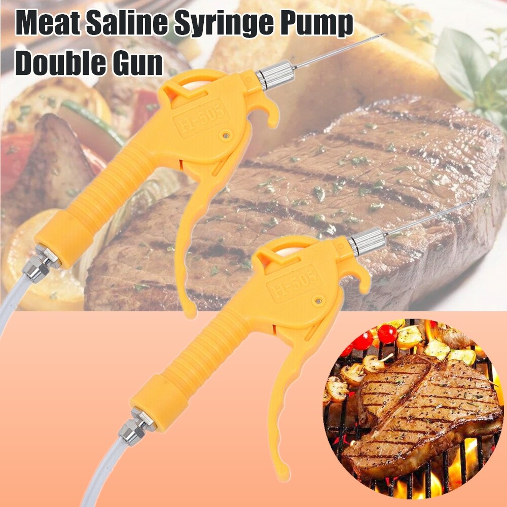 Automatic Injector Meat Processor Food Electric Saline Syringe Pump Gun Brine