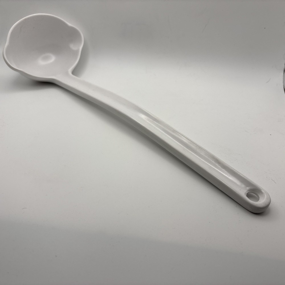 Vtg Trudeau Measuring Ladle White Melamine Plastic Gravy Retro Kitchen Tool 13”