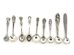 Solid 925 Sterling Silver Small Salt Spoon – Elegant Miniature Spoon