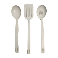 Vintage White Melamine Kitchen Utensil Set JP-630 JP-634 JP-636 China Ware Retro