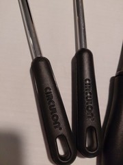 Lot Of 4 Utensils Silicone Black Silver 2 Circulon, 1 Staub & 1 Unbranded